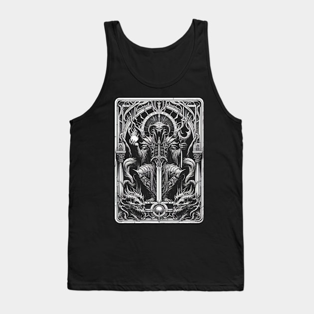 Demon Tarot Tank Top by OddlyNoir